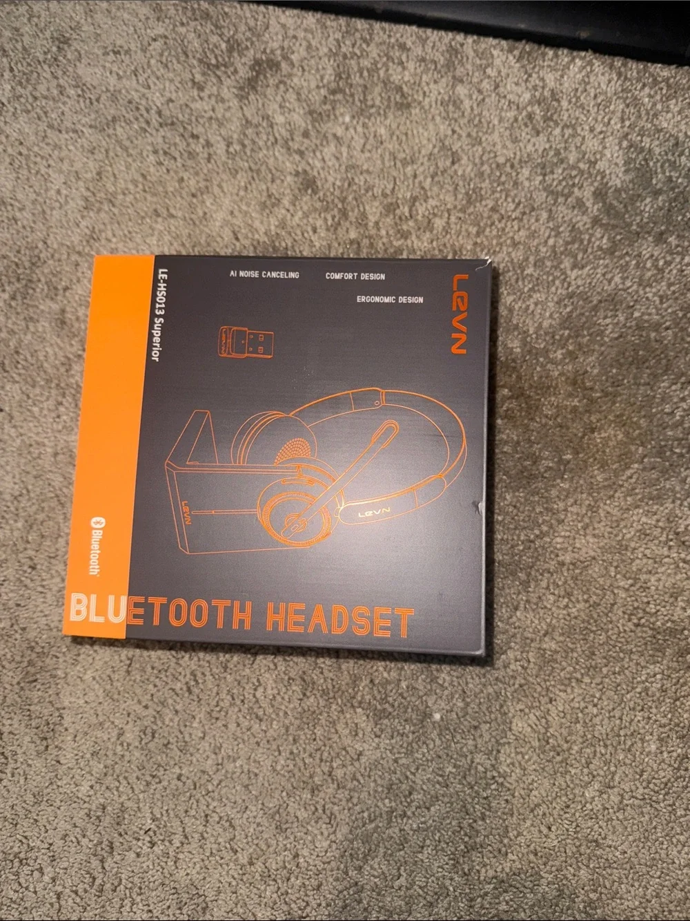 Amazon Bluetooth Headset - Black and Orange